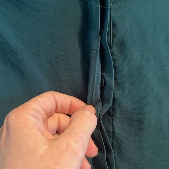 H&M Long Sleeve Green Blouse - Picture 6 of 6